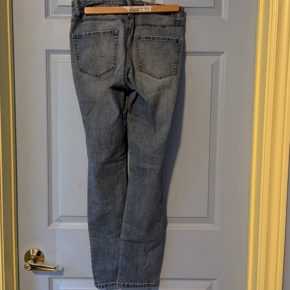 Light blue, ripped, jeans - Picture 2 of 3